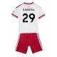 Liverpool Bradley Barcola #29 Replike Gostujuci Dres za djecu 2026-27 Kratak Rukav (+ Kratke hlače)